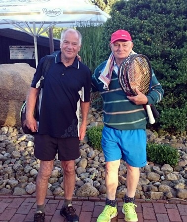 Die ältesten Teilnehmer - Thies Hahnkamm und Heinzi Kludt